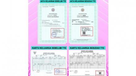 TANDA TANGAN ELEKTRONIK DALAM AKTA KELAHIRAN DAN KARTU KELUARGA (KK)